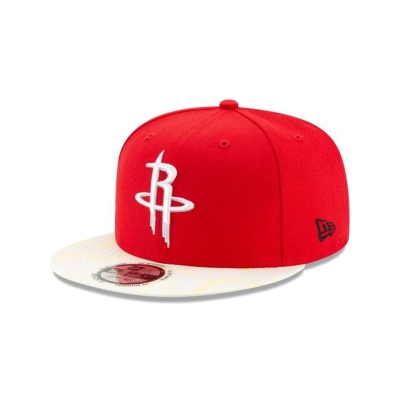 Houston Rockets Gorra | New Era NBA Visor Flare 9fifty Snapback Cap Mexico - Rojos